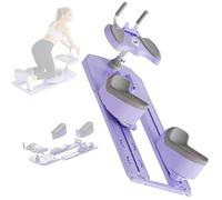 Entrenador De Torsión De Columna 6 En 1, Máquina De Estiramiento De Espalda Ajustable Con Un Mecanismo Silencioso, Duradero Y Resistente For Aliviar El Dolor De Espalda Baja(Purple)