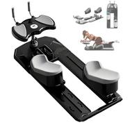 Entrenador de Torsión y Estiramiento de Columna - Máquina de Ejercicio de Gateo - Entrenador de Torsión de Cintura y Abdominales que estira dinámicamente la zona lumbar para aliviar el dolor Black