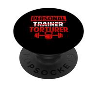 Entrenador de torturador Personal Definición Entrenador de Fitness Entrenamiento PopSockets PopGrip Adhesivo