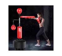 Entrenador De Velocidad De Boxeo Independiente con Altura Ajustable Y 2 Pelotas De Velocidad para Reflejos, Good para Gimnasio En Casa O En La Oficina.
