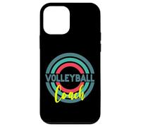 Entrenador de voleibol con círculos modernos de voleibol Carcasa para iPhone 12 mini