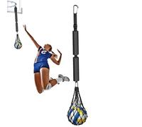Entrenador de voleibol para entrenamiento de voleibol | para entrenamiento de voleibol con gancho: mejora la agilidad de los deportes con la pelota Jump Touch Training Rebounder