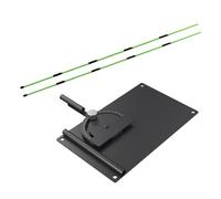Entrenador del plano de Swing 180 grados ajustable y portátil