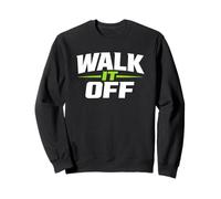Entrenador Divertido de Walk It Off Sudadera