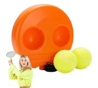 Entrenador elástico de rebote de tenis con pelotas de rebote, equipo de práctica antideslizante, ideal para ejercicios de tenis, entrenamiento en solitario, desarrollo de habilidades, adecuado para