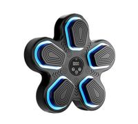 Entrenador electrónico de puñetazos - Tablero de objetivo de práctica de ritmo de instalación en pared, dispositivo inalámbrico de entrenamiento de respuesta musical, equipo de ejercicio de precisión