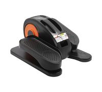 Entrenador elíptico debajo del escritorio - Entrenador de pedales eléctrico para casa con mando a distancia, pantalla LED, para oficina, sala de estar y gimnasio, funcionamiento silencioso, compacto y