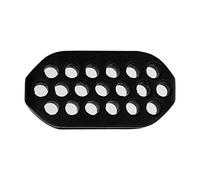 Entrenador facial de mandíbula para hombres y mujeres, ejercitador de cuello, masaje de mandíbula, equipo de entrenamiento, dispositivo profesional, para el hogar, gimnasio, negro, 2 piezas
