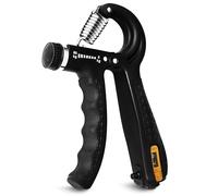 Entrenador fortalecedor de agarre de mano con resistencia ajustable de 4,5 a 59 kg, ejercitador de fuerza de agarre de mano para construcción muscular, recuperación de lesiones y terapia de alivio del