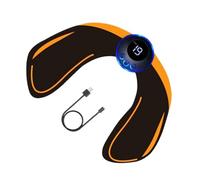 Entrenador inteligente para glúteos - Material PU negro 19 modos de masaje, accesorio estimulador muscular para fortalecer la cadera, dispositivo eléctrico EMS para tonificar el cuerpo, herramienta