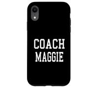 Entrenador Maggie Custom Football Soccer Baseball Team Carcasa para iPhone XR