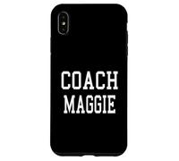 Entrenador Maggie Custom Football Soccer Baseball Team Carcasa para iPhone XS MAX