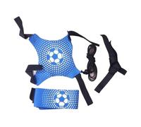 Entrenador Malabares FúTbol Kit de entrenamiento fútbol esencial con dispositivo for controlar el balón y bolsa rebote, ideal for estudiantes primaria secundaria Entrenador FúTbol Solitario(Color 6)