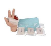 Entrenador manual for empaquetar heridas, kit de traumatología solo for demostración de cuidados, entrenamiento de vendajes
