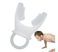 Entrenador muscular de respiración: dispositivo compacto de ejercicio pulmonar, potenciador de función respiratoria inalámbrico, ajustes ajustables, equipo de fuerza de resistencia variable | Running