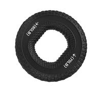 Entrenador para la fuerza del antebrazo - Pinza de doble nivel de resistencia de 7,5 cm, anillo para ejercicios de manos de silicona, dispositivo portátil para la fuerza del agarre, herramienta