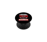 Entrenador Personal Certificado Tu Cuerpo es mi Negocio Divertido PopSockets PopGrip Adhesivo