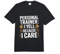 Entrenador Personal Yell Because I Care Comfort Colors Adult Heavyweight T-Shirt