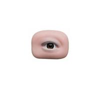 Entrenador profesional de pestañas 3D con tono de piel natural para principiantes y técnicos de belleza avanzados, ojo izquierdo/derecho, práctica de pestañas izquierda/derecha