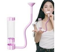 Entrenador respiratorio - Amplizador de la función pulmonar, herramienta de control de respiración | Aparato de construcción muscular, equipo básico de ejercicio para viajes a la sala de