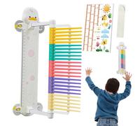 Entrenador Salto Vertical - Medidor Ajustable, Herramienta Pértiga Prueba Salto Alto Y Toques | Herramienta Altura Niños, Evaluación Atlética, Saltos, Actividades Recreativas, Fitness Juvenil, Juegos