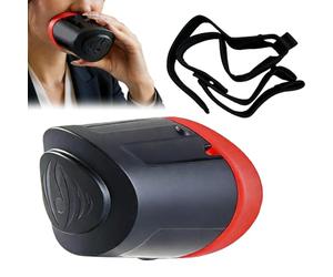 Entrenador vocal de voz, herramienta de calentamiento silenciosa, accesorio negro de 3.94 pulgadas con construcción resistente, accesorio de canto portátil, organizador de práctica con estilo elegante