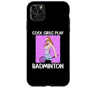 Entrenadora De Jugadoras Cool Girls Play Bádminton Carcasa para iPhone 11 Pro MAX