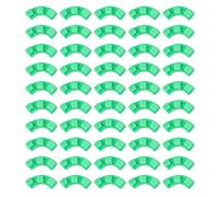 Entrenadores de plantas con diseño de ángulo de 90 grados para dar forma a patrones de crecimiento y mejorar el flujo de aire y la penetración de luz en jardines interiores y exteriores (es verde)