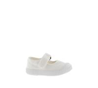 victoria Merceditas Unisex 1915 Lona Drec & Tira Adherente & Refuerzo Puntera 136605 para Niños Blanco 33