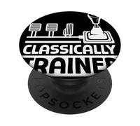 Entrenamiento clásico Manual Car Guy Conductor de Coche Conducción de automóviles PopSockets PopGrip Adhesivo