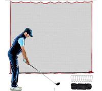 Entrenamiento de béisbol - Objetivo de bola de golf, lanzamiento del patio trasero | 10x10ft Sports Practice Netting, pantalla de golpe de servicio pesado, ideal para entrenamiento de béisbol o