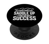 Entrenamiento de Caballos Saddle Up For Success PopSockets PopGrip Adhesivo