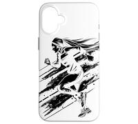 Entrenamiento de carrera de triatlón para corredoras Carcasa para iPhone 16 Plus