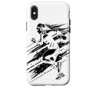 Entrenamiento de carrera de triatlón para corredoras Carcasa para iPhone X/XS