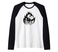 Entrenamiento de gimnasio divertido - Déjalo arder Camiseta Manga Raglan