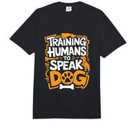 Entrenamiento de Humanos para Hablar Perro Divertido Entrenador de Perros Comfort Colors Adult Heavyweight T-Shirt