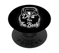 Entrenamiento de Kettlebell Do It For The Booty Gym PopSockets PopGrip Adhesivo