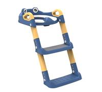 Entrenamiento de la escalera del inodoro: silla de asiento para ir al baño plegable, taburete de inodoro ajustable para niños pequeños | Heces de paso sin deslizamiento con asas para niños Seguridad d