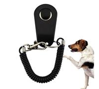 Entrenamiento de perros Clicker-Puppy Clicker con bucle manual, clicker interactivo con ruidos | Clicker de entrenamiento de mascotas ligero y duradero como herramienta de entrenamiento de perros, her