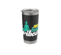 Entrenamiento de yoga positivo Vaso térmico de acero inoxidable de doble pared
