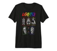 Entrenamiento del Orgullo de anatomía Muscular LGBTQ Fitness Camiseta Premium
