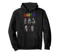 Entrenamiento del Orgullo de anatomía Muscular LGBTQ Fitness Sudadera con Capucha