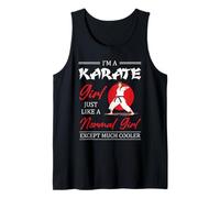 Entrenamiento Divertido de Artes Marciales para Chicas de Karate Camiseta sin Mangas
