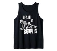 Entrenamiento Divertido de Skeleton Gym Death by Burpees Camiseta sin Mangas