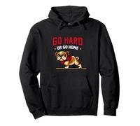 Entrenamiento Motivacional Go Hard Or Gohome Pug Gym Sudadera con Capucha