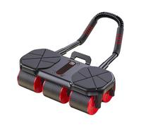 Entrenamiento muscular Auto Rebote rodillo abdominal-14.17in Elasticidad de alta elasticidad abdominal con rodilla de seis ruedas | Equipo de fitness sin deslizamiento para principiantes para fitness