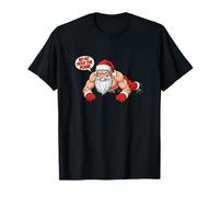 Entrenamiento navideño de Papá Noel Ho Ho Hold The Plank Camiseta