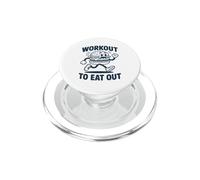 Entrenamiento para Comer Fuera Divertido Correr Hamburguesa PopSockets PopGrip para MagSafe