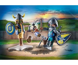 Entrenamiento para el Combate de Playmobil Novelmore con Caballero Bruce Benett