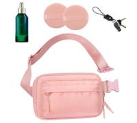 Entrenamiento para Mujer portátil Impermeable con Tira Ajustable con Funda para teléfono, Rosa, riferimento Alla descrizione, Consulte la descripción